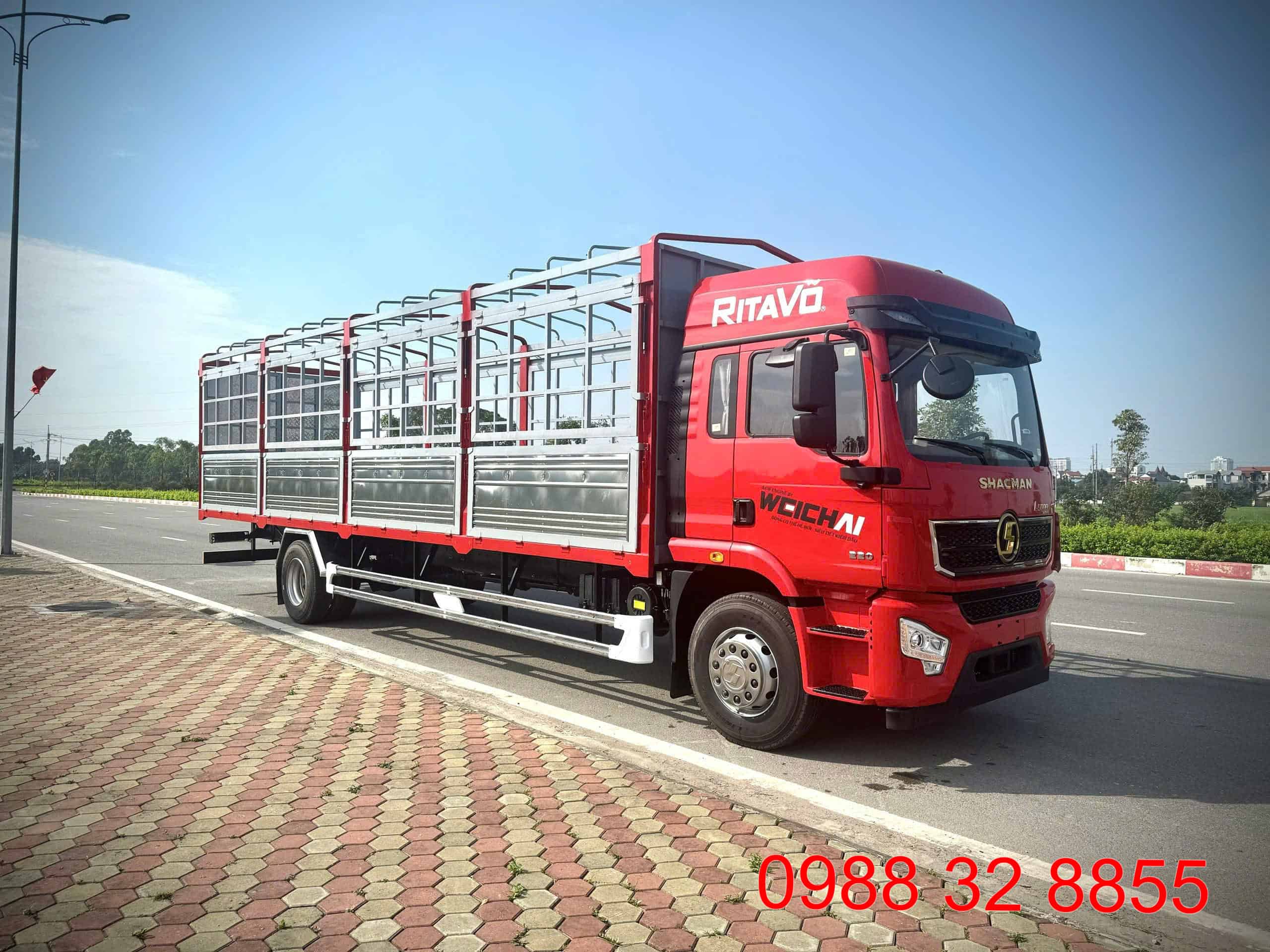 Đánh Giá Xe Tải Shacman 8 Tấn Thùng Mui Bạt 9.9m Cấu Hình & Ưu Điểm 1 xe tải shacman 8 tấn thùng mui bạt