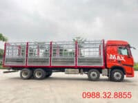 Đánh Giá Xe Tải Howo Max 4 Chân Thùng Mui Bạt 8 Xe tải howo max 4 chân thùng kín