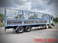 Xe Tải Shacman 4 Chân Thùng Mui Bạt 9.7m Đỉnh Cao Xe Tải Nặng 11 Thùng mui bạt kết cấu chắc chắn